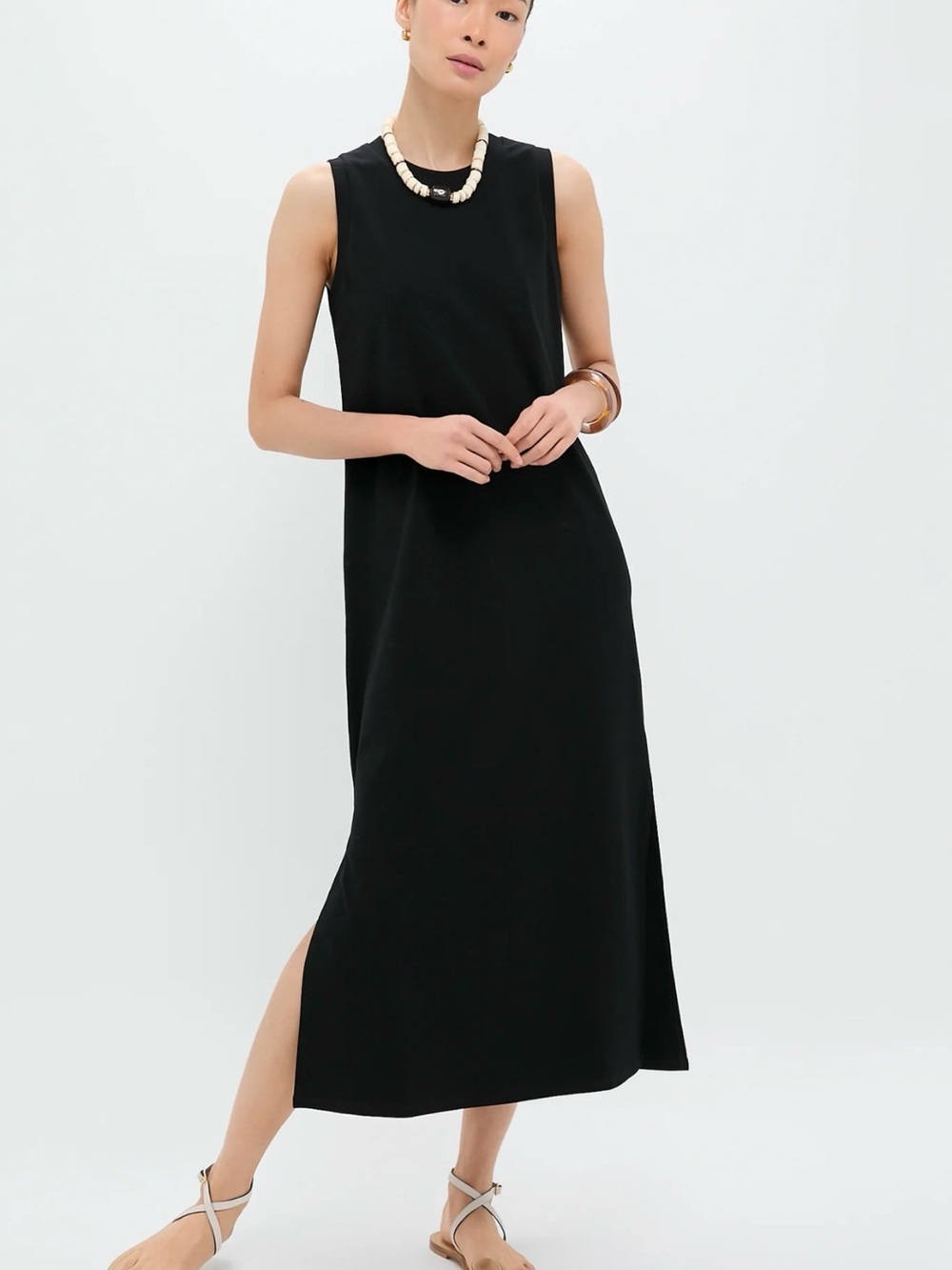 Tuckernuck Pomander Place Black Sleeveless Gio Maxi Dress NWT Extra Small XS